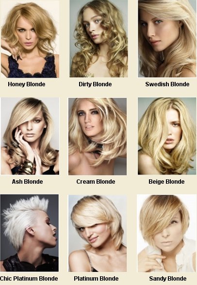 Everything 4 Writers — Brown and Blonde Hair Shades - good for character...