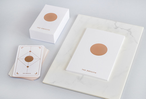 Minimalist tarot design by Kati Forner