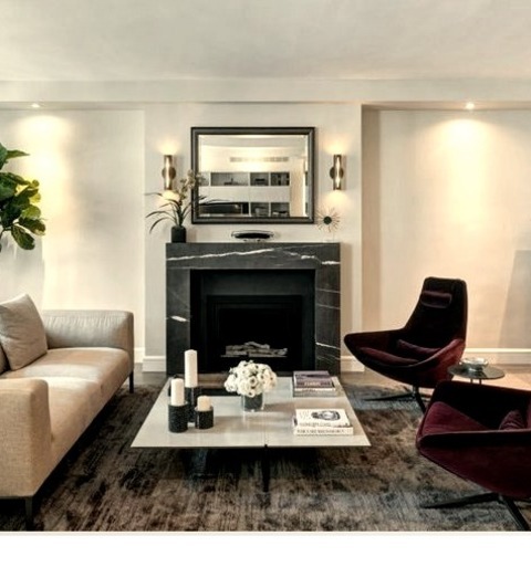 New York Contemporary Living Room