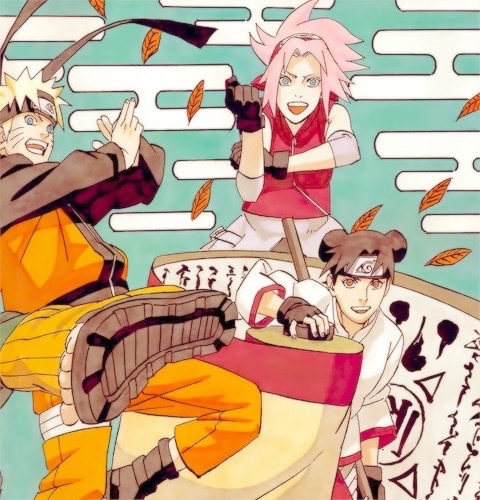 nejicanspin:Team Guy and Team 7