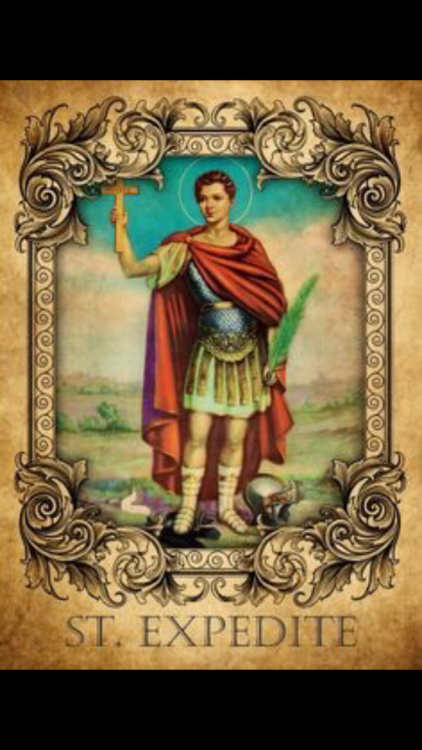 St. Expedite, I thank you for your assistance. Not only did you live up to your reputation of swift 