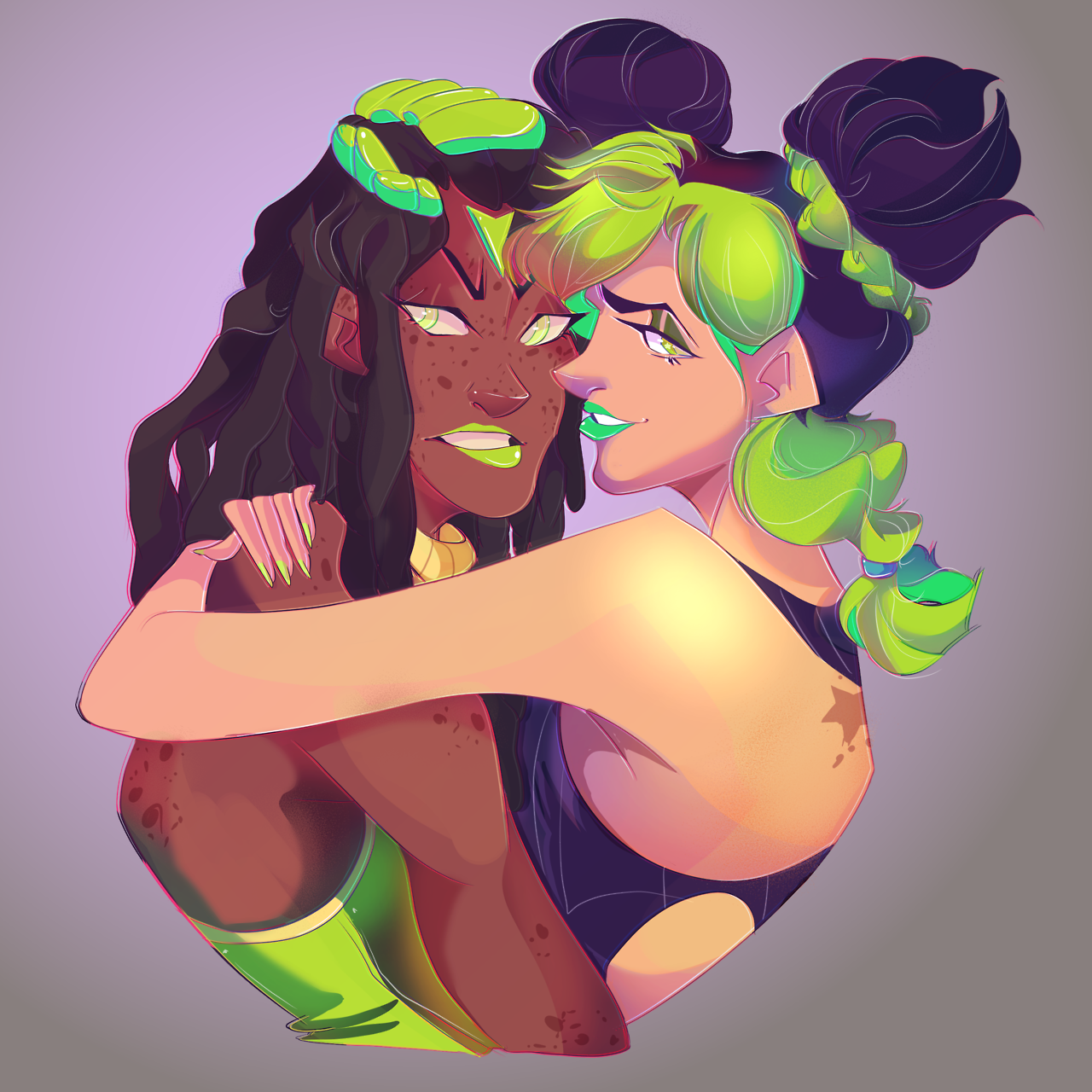 eldritchparty:Stone Ocean breaks my dang heart but I LOVE these two