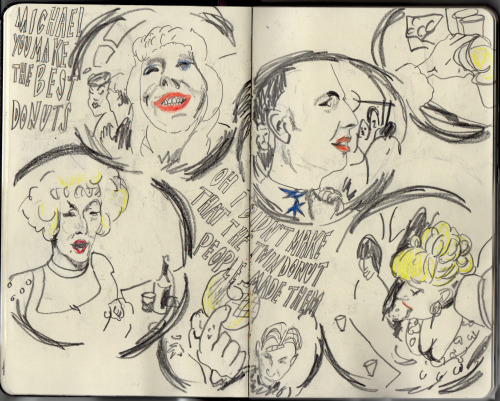 Party monster sketchbook drawings