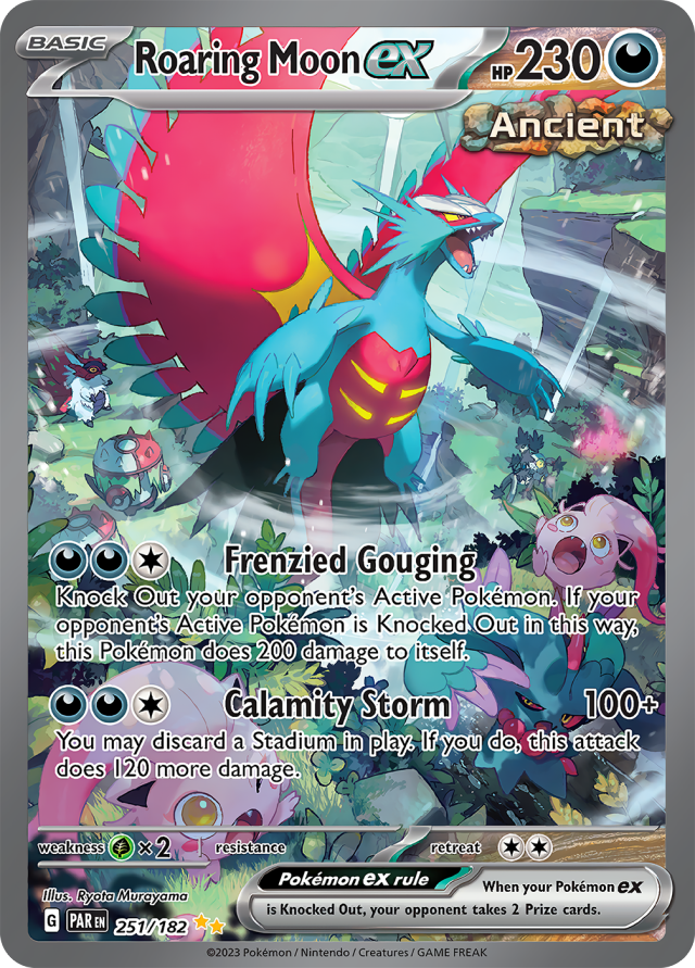 Roaring Moon #1005 - Scarlet & Violet Pokédex