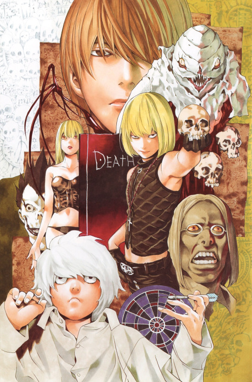 june2734:Death Note Illustrations by Takeshi Obata 