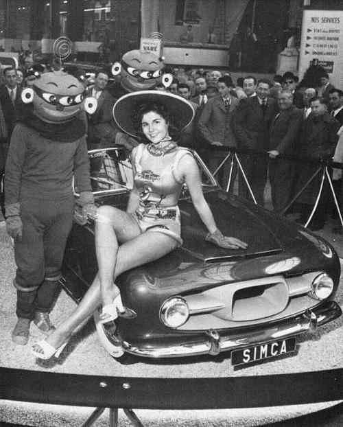 drunkcle:1954 Simca Ghia. 
