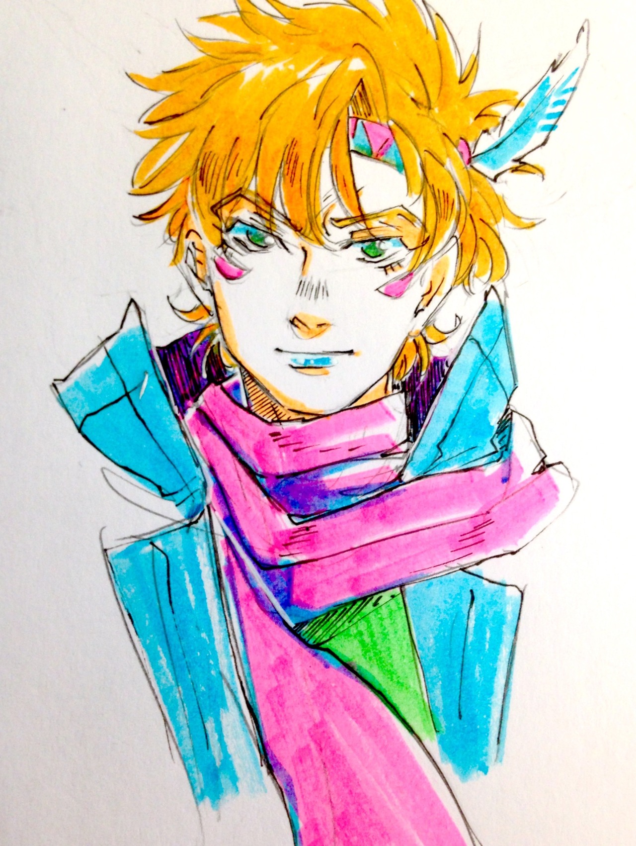 joyejoyu:  Super quick doodle at work of my favourite Italian salad 