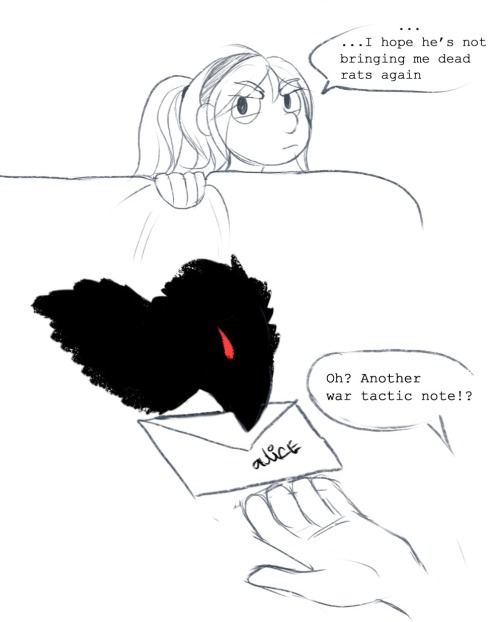 Ask Crowkid #1Caw and Alice don’t get along very well