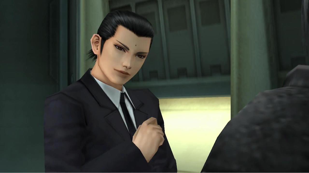cameoamalthea:  novaerog:  tseng has the cutest smile in crisis core  cutest, right,