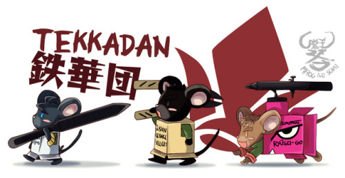 maounosekai: Do you want to build a Gunplaaaaaa~?Imagine these space rats as your Gunpla building li