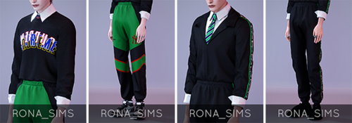 rona-sims: [RONA]﻿ ﻿Round 0 Tracksuit Set TS4New mesh10 SwatchesHQ Compatible[T.O.U]Do not re-upload