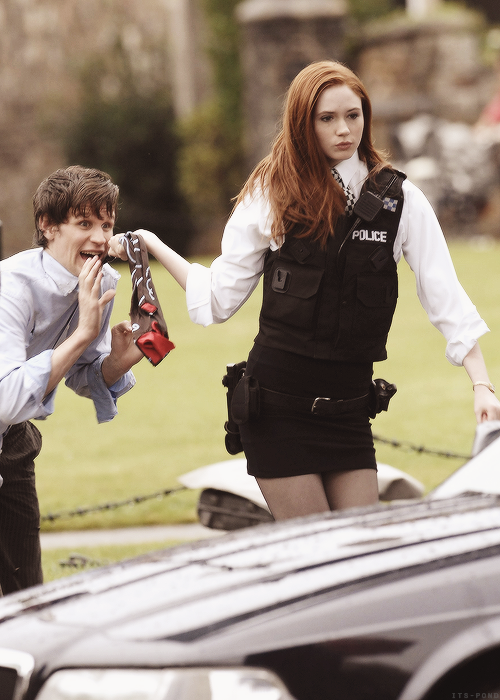 echo-of-clara:  the-idolatress:  Matt Smith looks like a really enthusiastic Raptor