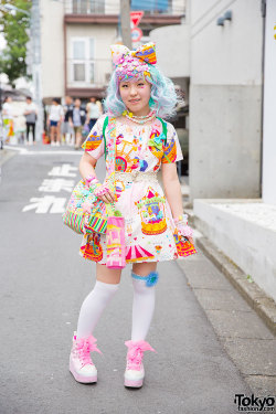 tokyo-fashion:  Nodoka on the street in Harajuku