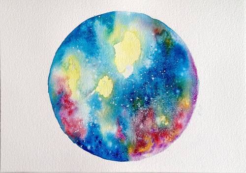 culturenlifestyle:Circular Nebula Compositions by Sylvia C. Sosnovska Talented U.K. based artist Syl