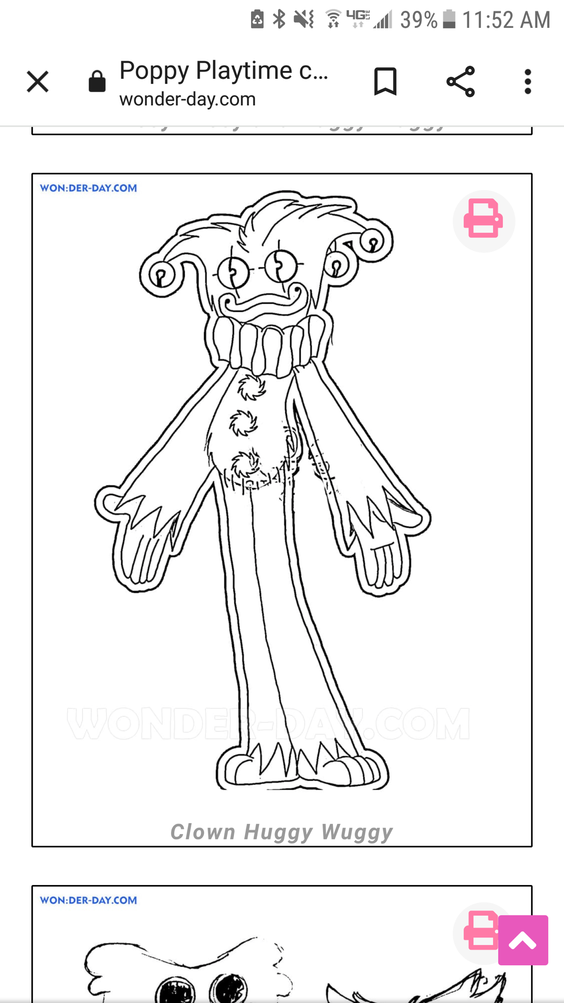   Huggy Wuggy Coloring Pages Cute  Best Free