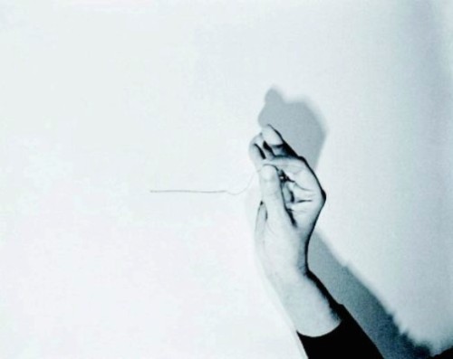 weepling:  Helena Almeida Inhabited Drawing, 1977 