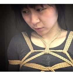 alexvicia:practice time with @jennyrose_rope #shibari #kinbaku #縛り #ropemodel