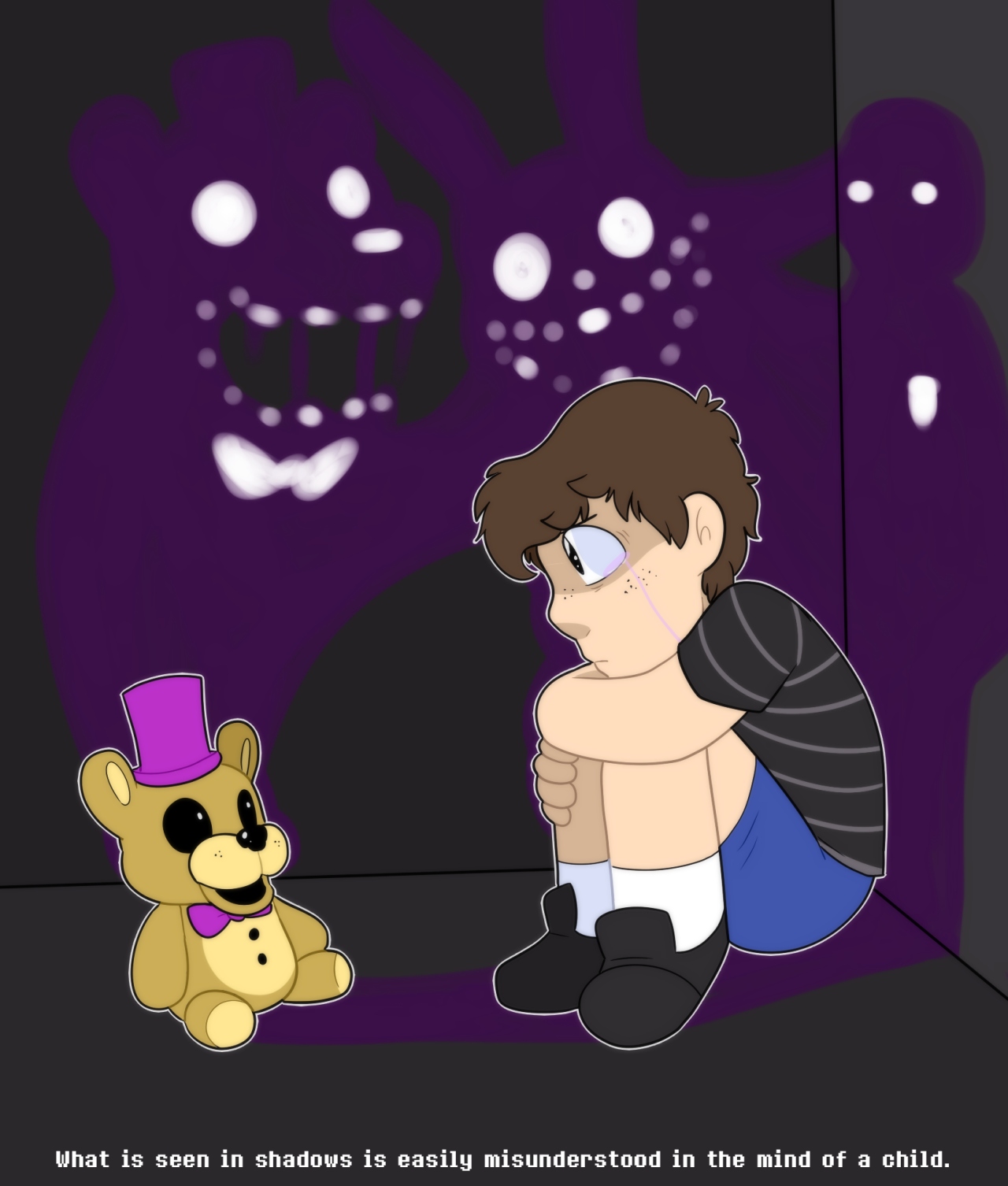 Five Nights at Freddy's 4 - Nightmare Puppet by itsaaudraw on