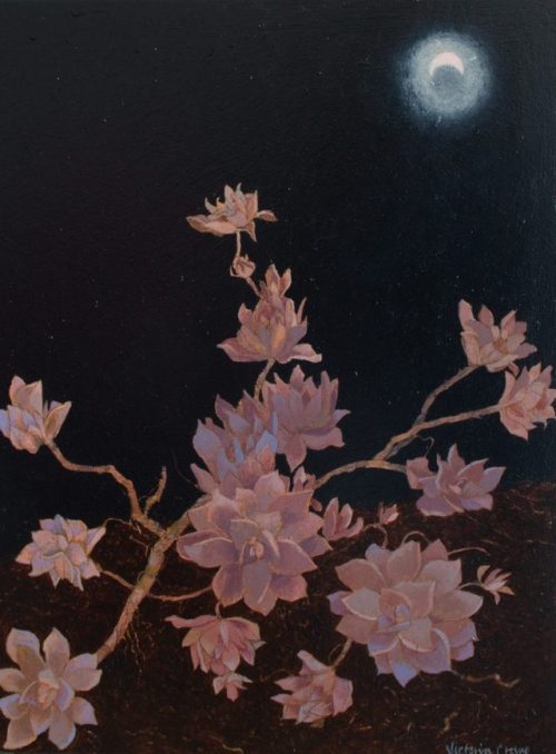Victoria Crowe（British, b.1945）Blood Moon, Stone Flower.