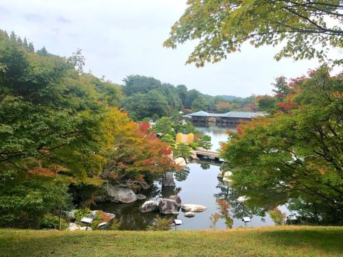 ＼おにわさん更新情報／ ‪[ 広島県三原市 ] 三景園（広島空港庭園） Sankeien (Hiroshima Airport Japanese Garden), Mihara, Hiroshima 