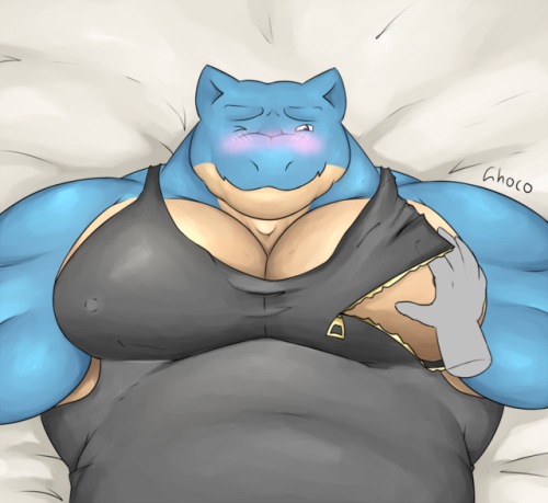 Porn photo sweetchococlass:*rub rub* blastoise’s pec