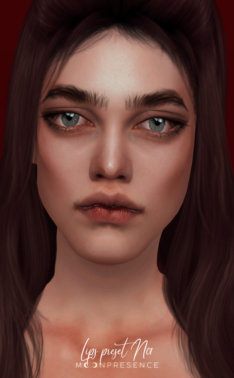 moonpres-sims:FEMALE LIPS PRESETS N01-05all ages | only female | custom thumbnailDOWNLOAD (early acc