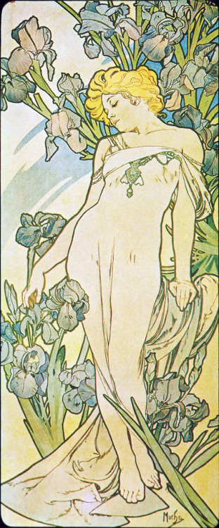 L’Iris (Iris) by Alphonse Mucha 1897
