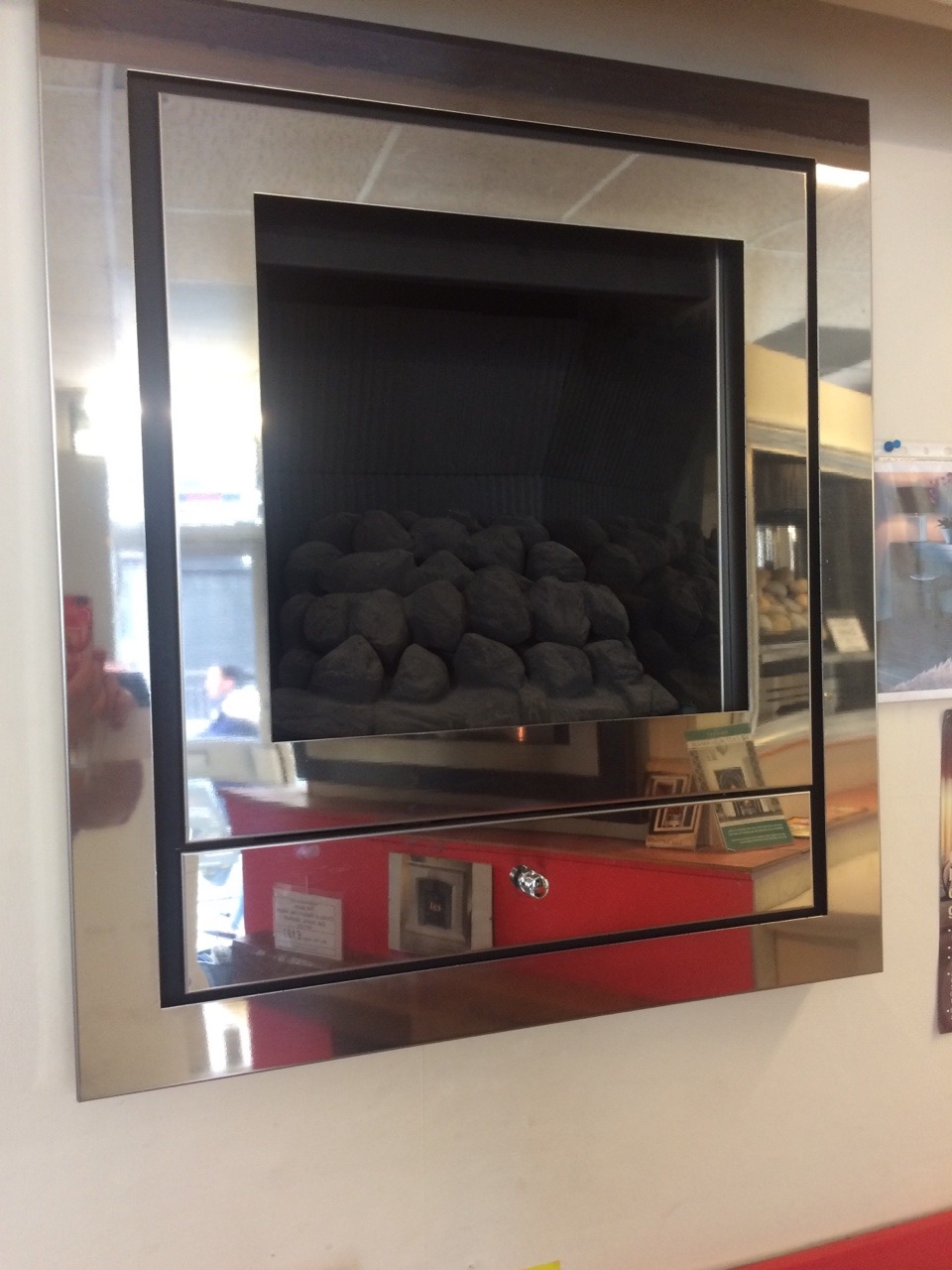 Contemporary gas hole in wall fires from only £549. Cheapest in Liverpool. Tel: 0151 933 0783. Fireplace Interior Studio, fitting service available too.