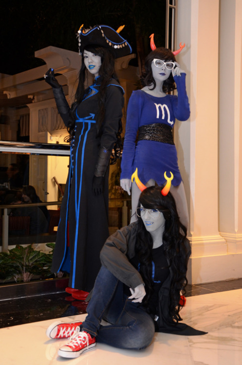 ceriene: Serkets at Katsucon 19Vriska Serket &amp; Mindfang &amp; Aranea Serket | photo | ed