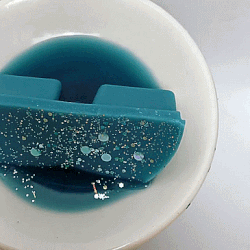 Teal/Grey Stimboard With Wax Melting And Water Slime For Anon