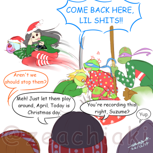 Merry Christmas everyone! Have a nice day today! . Here a silly and short comic for you guys to enjo