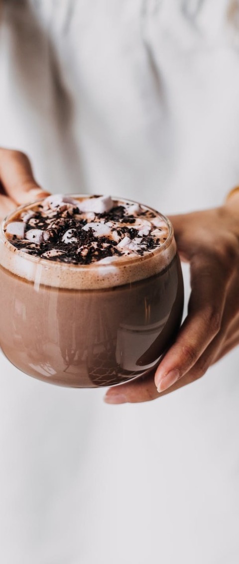Marshmallow Hot Chocolate With Sprinkles Recipe