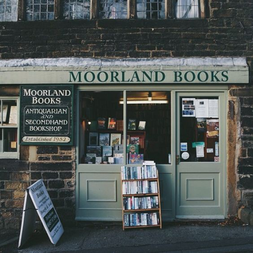 Moorland Books. Can you guess where this is?