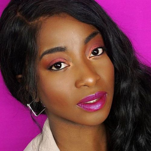 That melanin makes the color POP! . . Face: -@lorealnl true match in 8.n Cappuccino - @hemanl concea