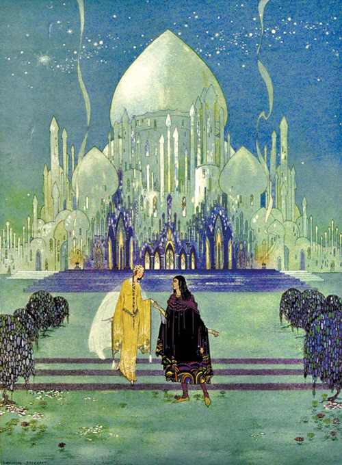 theartistsmanifesto:Virginia Frances Sterrett’s delicate, almost haunting, illustrations transport one from ordinary unromantic life (the artist spent most of all her short life in midwest America) to magical and ethereal realms. 