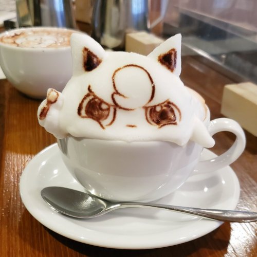 Jigglypuff latte art by George_10g!