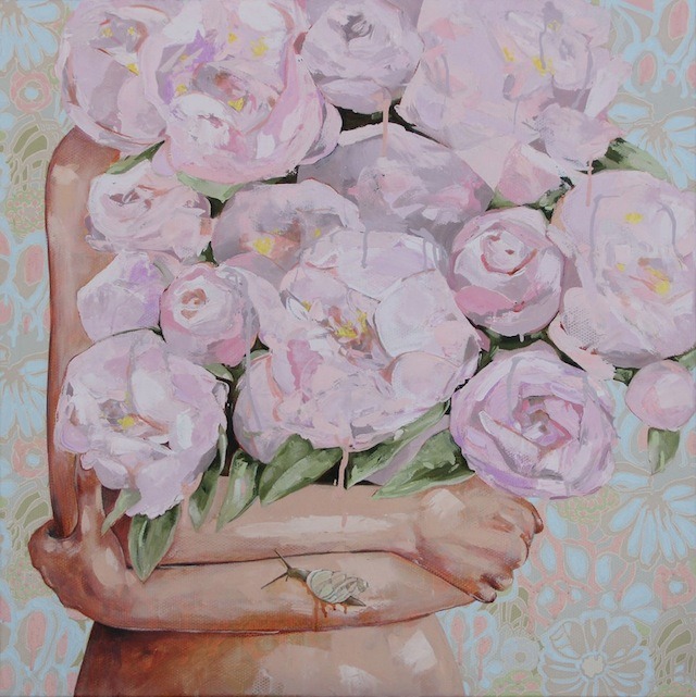 wordsnquotes:  artsnskills:Wallflowers by Jessica Watts  Australian painter Jessica