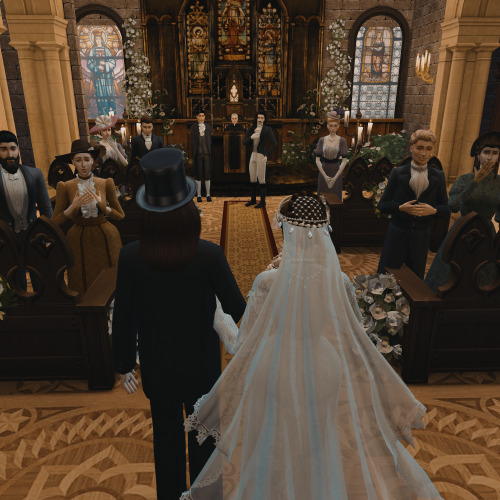 Wedding, pt.2As always, a big thanks to all the beautiful and stunning cc creators, for making it po