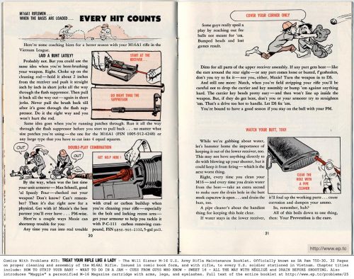 The Will Eisner M-16 U.S. Army Rifle Maintenance Booklet - Part 2 (1968)