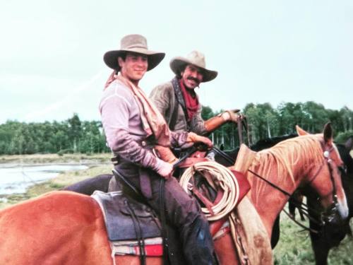 christiankane1#TBTWhen I used to ride the Rockies with Mr. Tom Selleck!! It was one of my first film