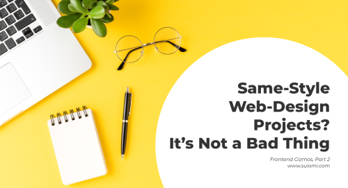 The topic of a web-designer’s projects looking the same way too regularly has sparked some debate wi