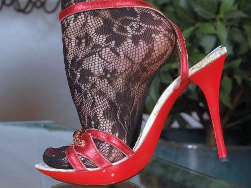 Women in nylons