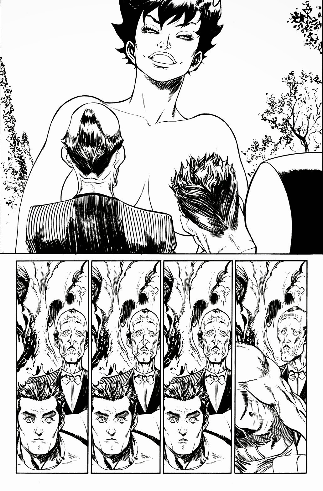 comicbookwomen:  Guillem March unused pages from one of his Catwoman issues. 