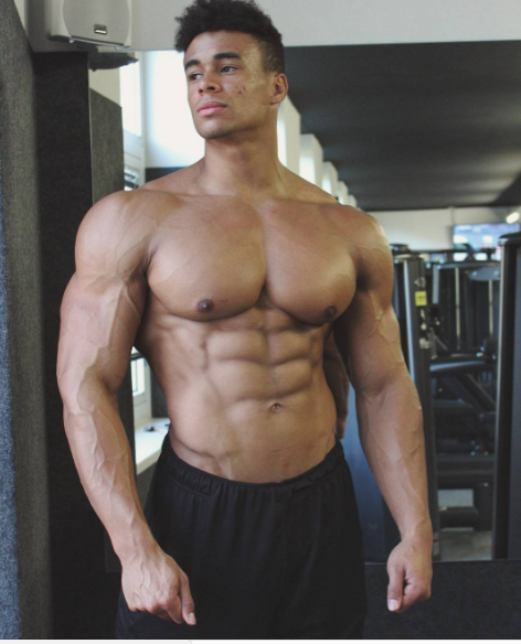 dafyddbach: Austrian Bodybuilder Onome Egger For more muscle hunkery follow @dafyddbach