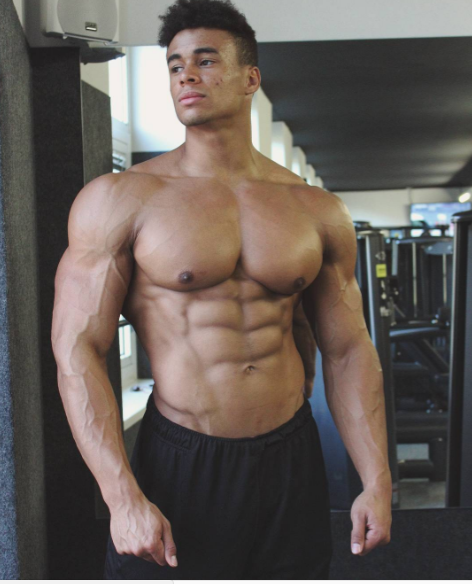 dafyddbach: Austrian Bodybuilder Onome Egger For more muscle hunkery follow @dafyddbach 