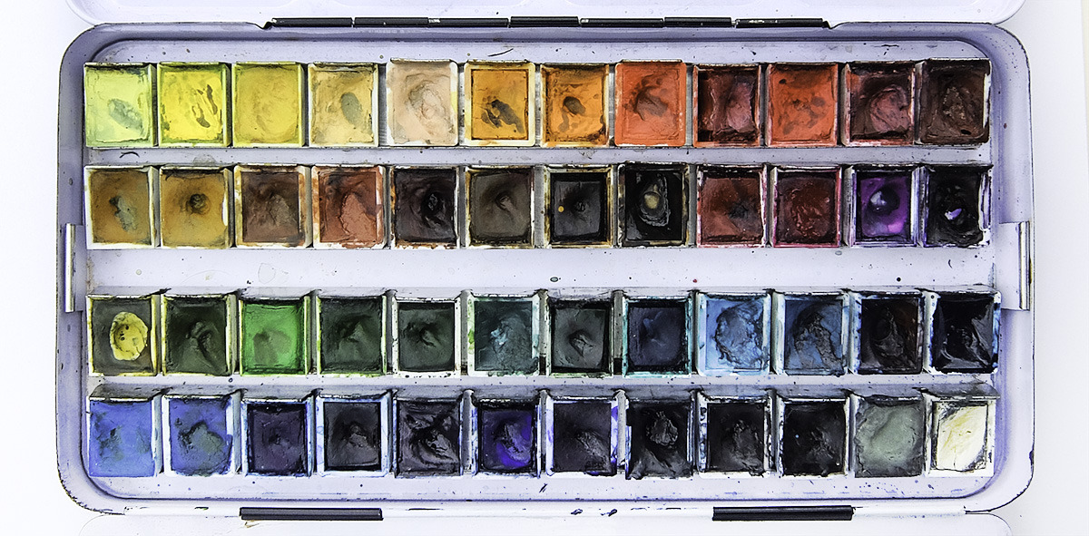 Mateusz Urbanowicz — Watercolours MAIN SET (48 colours): The set you