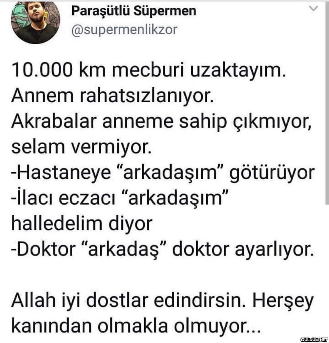 Paraşütlü Süpermen...