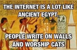 The only difference being, Ancient Egyptians