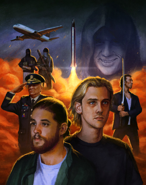Cover I drew for SuperMega’s new book “SuperMega Saves the Troops”