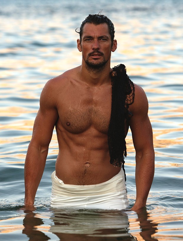 malemodelscene:    David Gandy for Seventh Man by Lawrence Sparkes